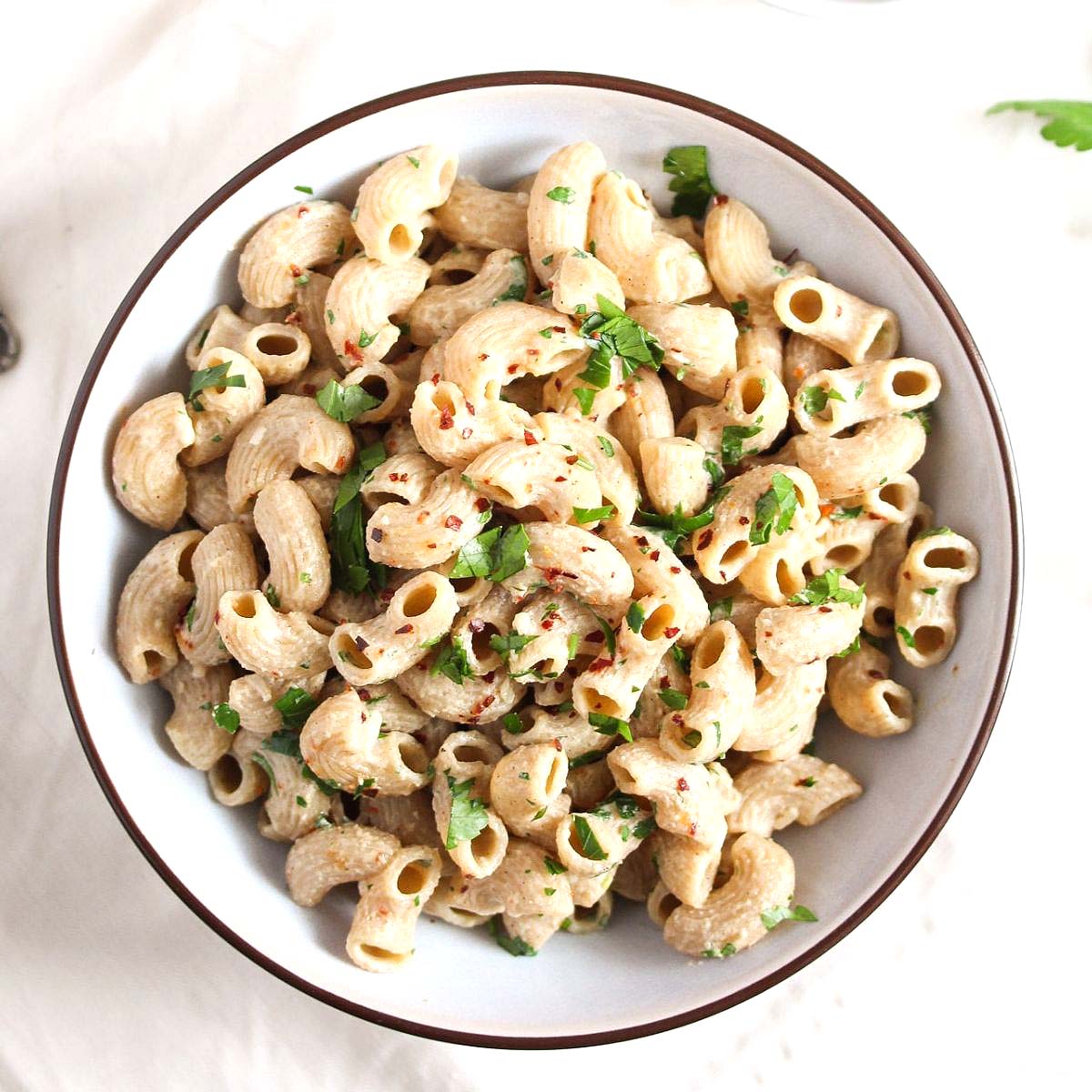 Creamy Tahini Pasta (Vegan Recipe) » The Fast Recipe Food Blog