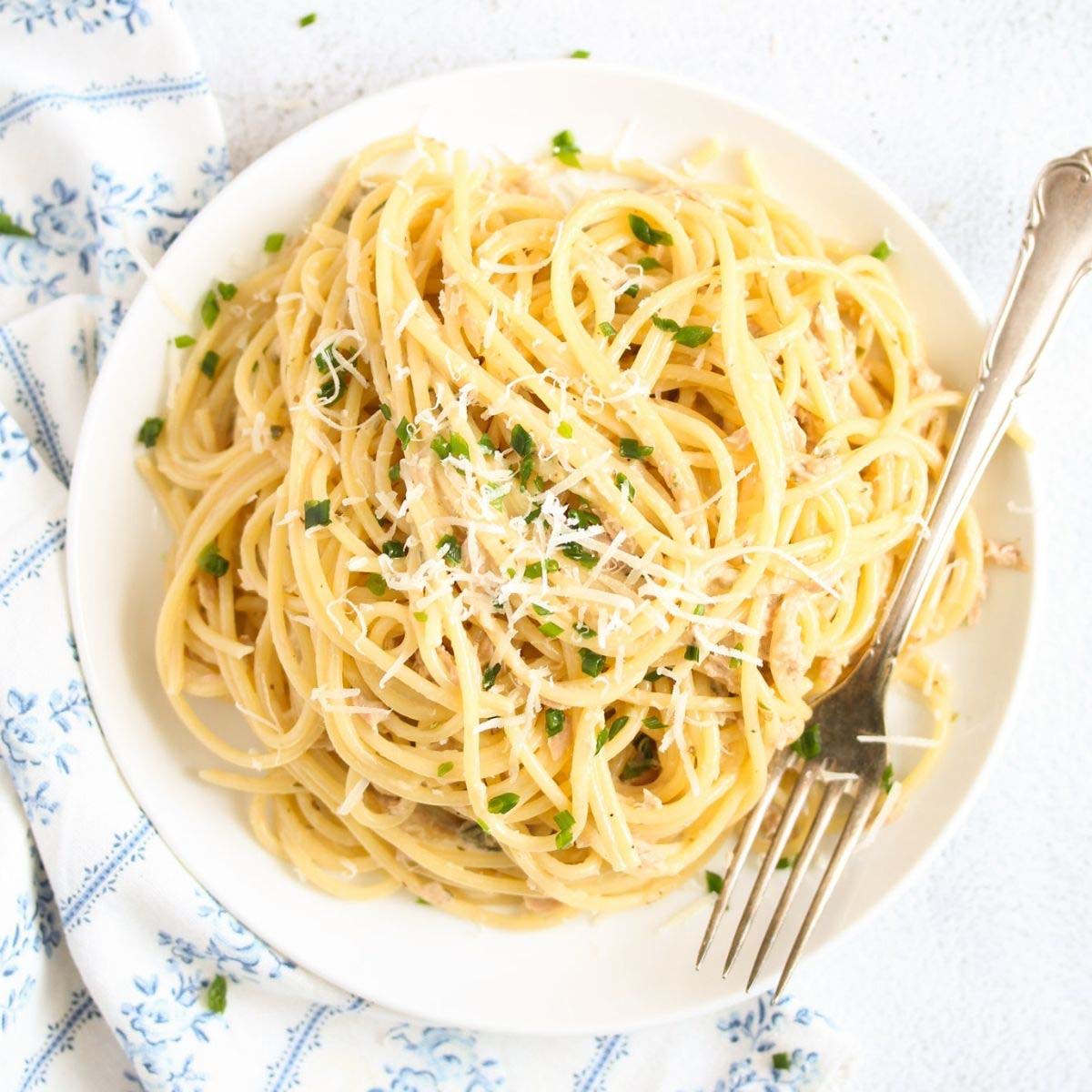 Tuna carbonara discount