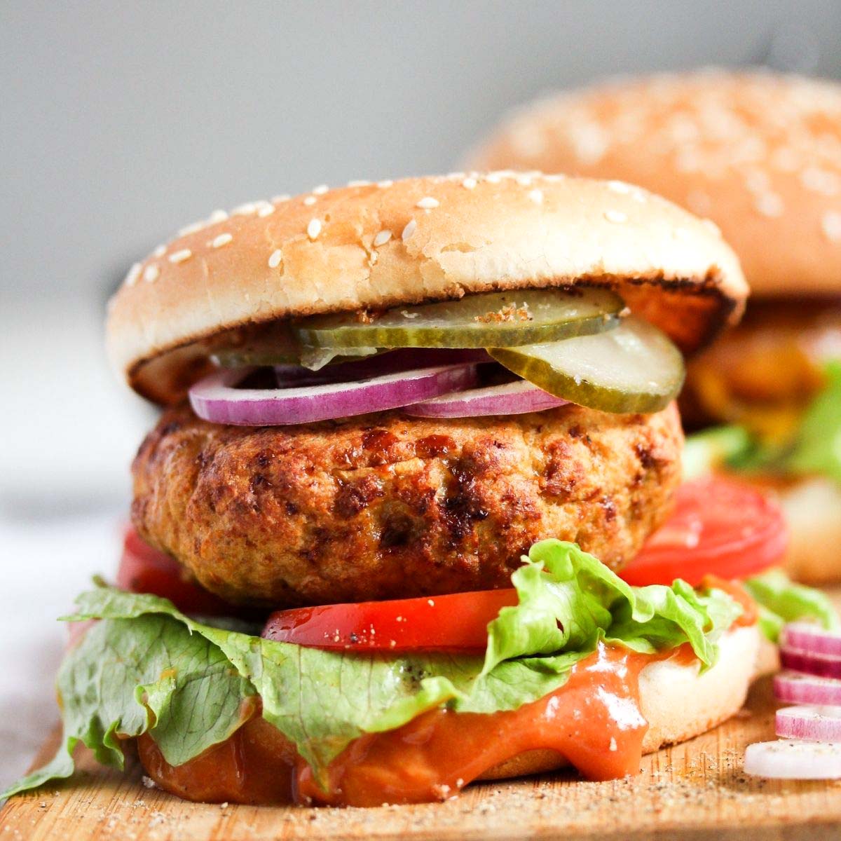 Quick Air Fryer Turkey Burger » The Fast Recipe Food Blog