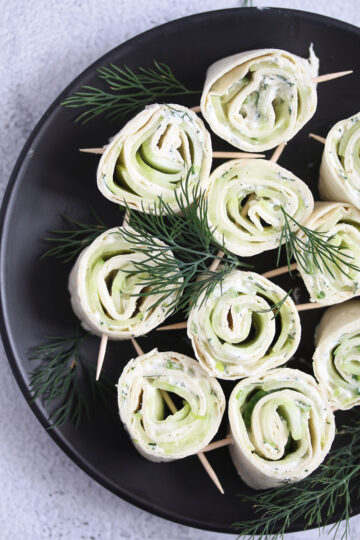 Simple Cucumber Wraps (Only 5 Ingredients)