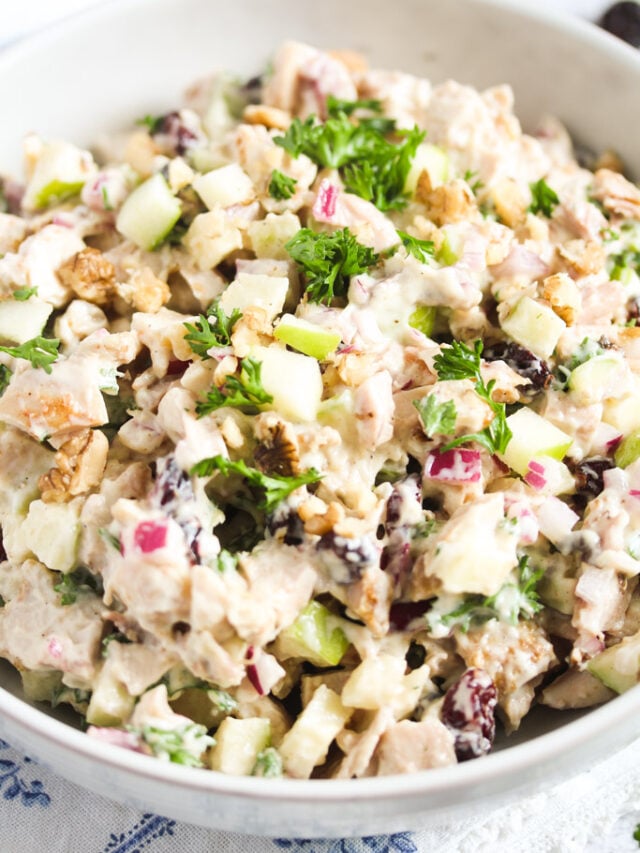 Yum Up this Chicken Cranberry Salad!