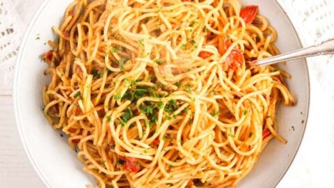 Quick Leftover Spaghetti Recipe