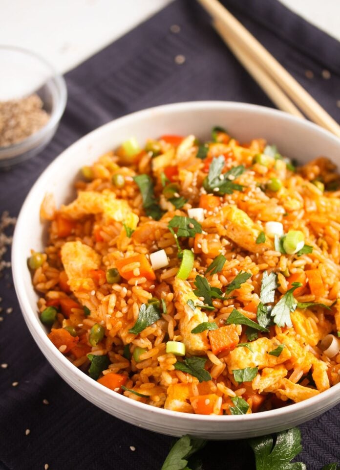 Quick Ketchup Fried Rice » The Fast Recipe Food Blog