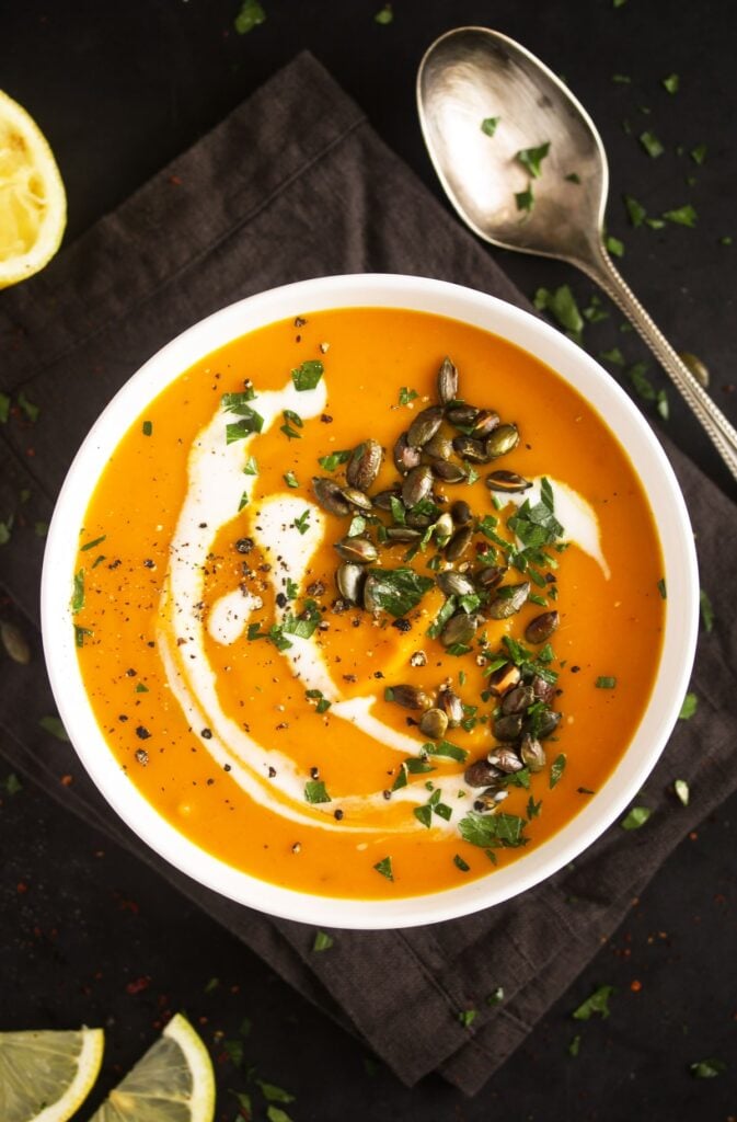 Easy Carrot Pumpkin Soup » The Fast Recipe Food Blog