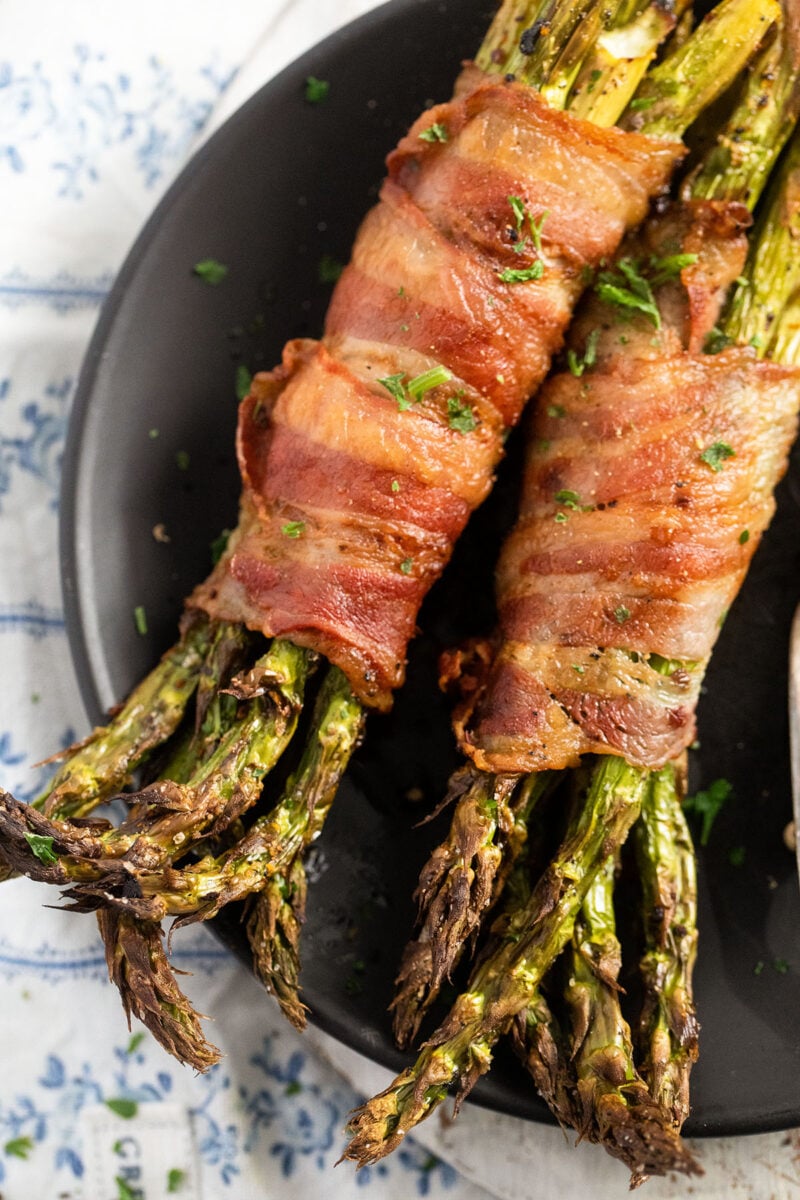 Air Fryer Bacon Wrapped Asparagus » The Fast Recipe Food Blog