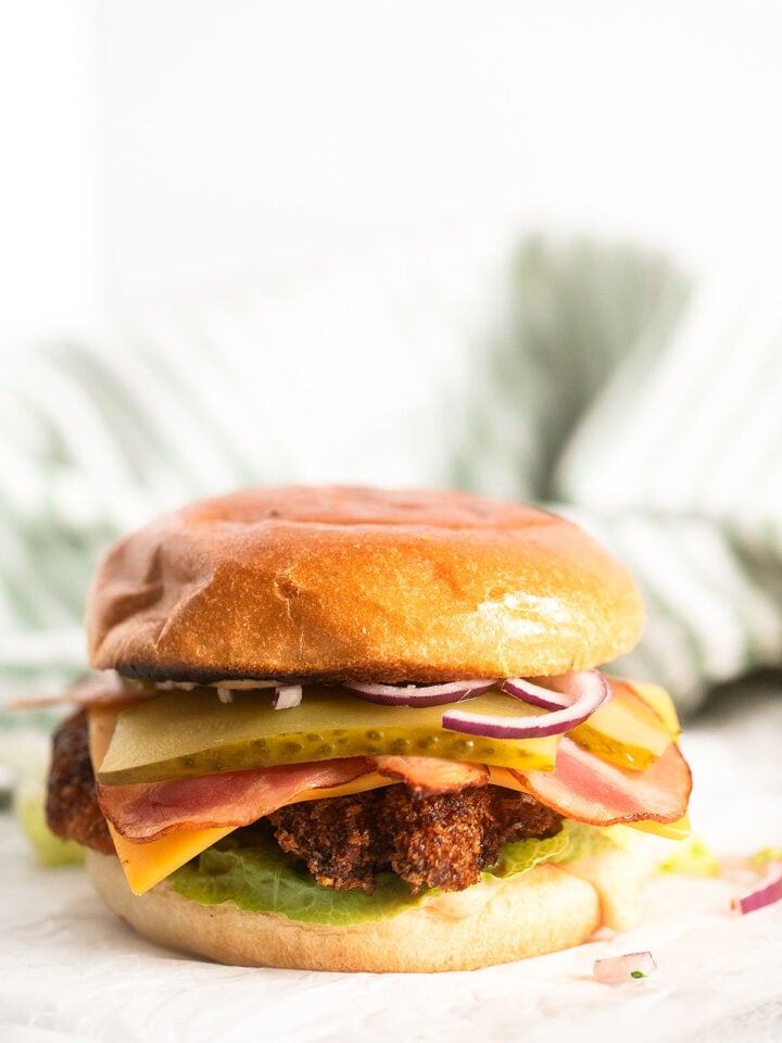 Crispy Fried Chicken Burgers » The Fast Recipe Food Blog