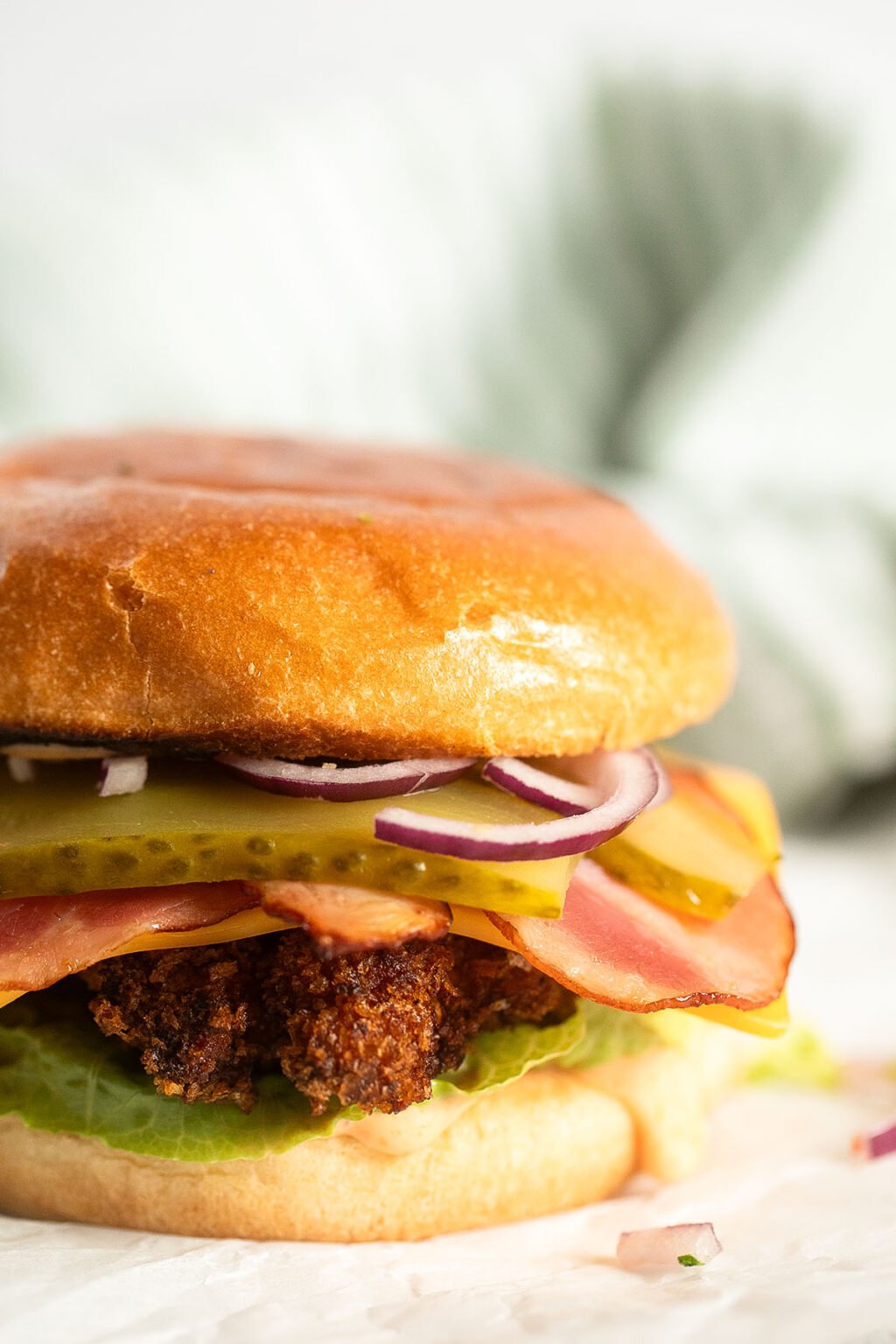 Crispy Fried Chicken Burgers » The Fast Recipe Food Blog