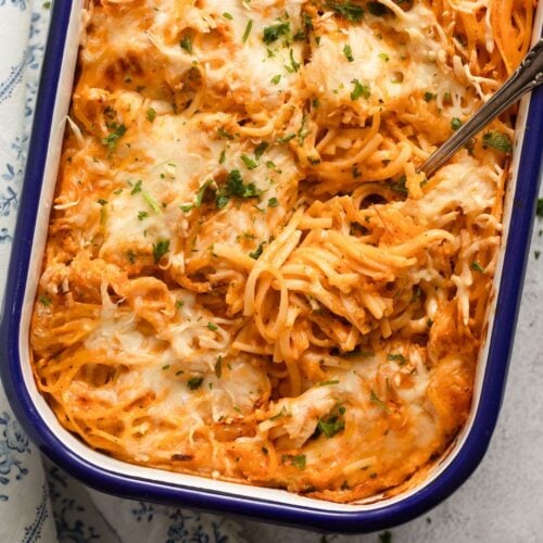 Leftover Pasta Bake (with Spaghetti) » The Fast Recipe Food Blog