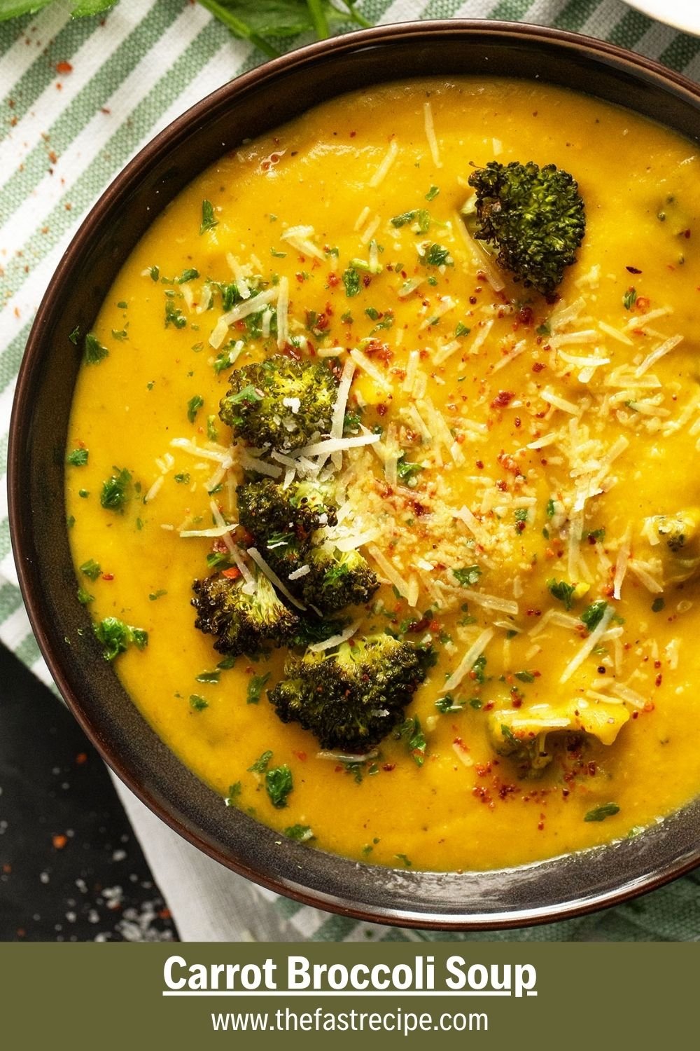 Carrot and Broccoli Soup » The Fast Recipe Food Blog