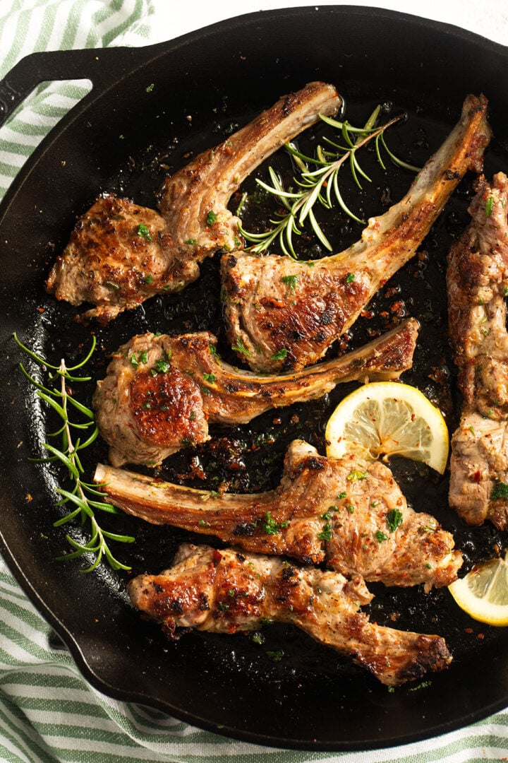 The Best Mediterranean Lamb Chops Recipe » The Fast Recipe Food Blog
