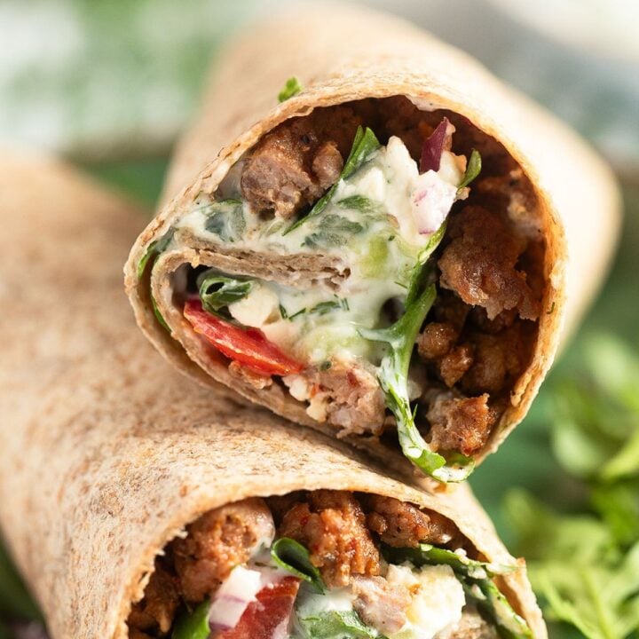 Lamb Wraps (with Tzatziki) » The Fast Recipe Food Blog