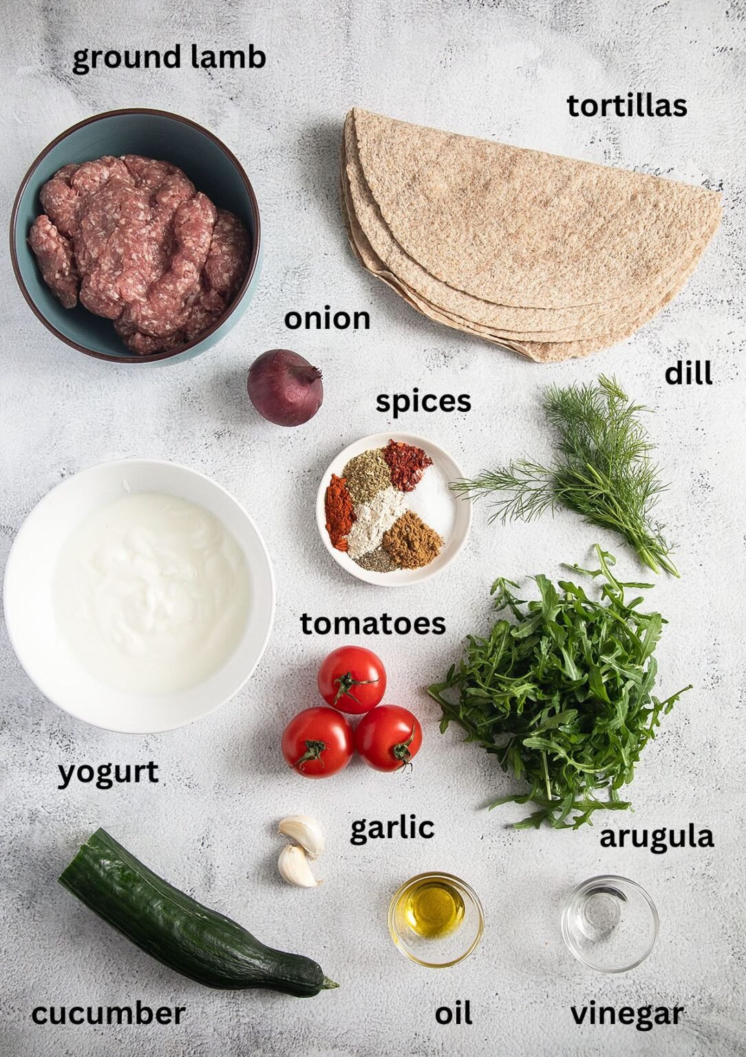 Lamb Wraps (with Tzatziki) » The Fast Recipe Food Blog
